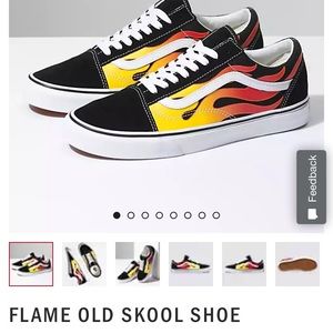 Flame Old Skool Shoe - Vans